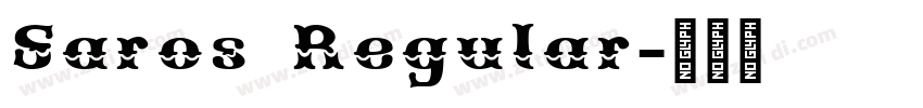 Saros Regular字体转换